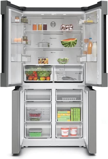 Bosch KFN96VPEA met de deuren open