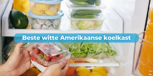 witte amerikaanse koelkast