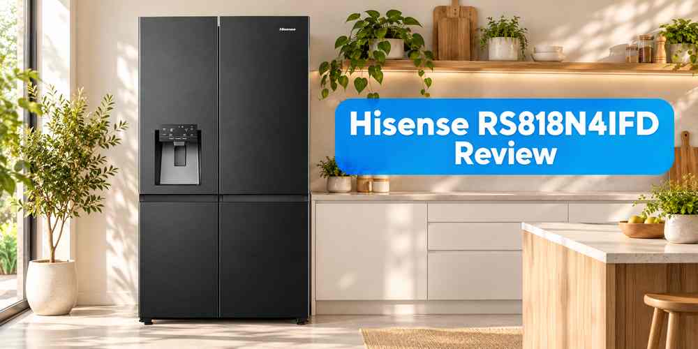Hisense RS818N4IFD in een lichte keuken