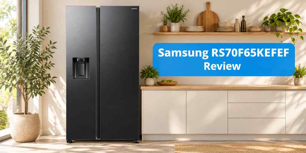 Samsung RS70F65KEFEF in een lichte keuken